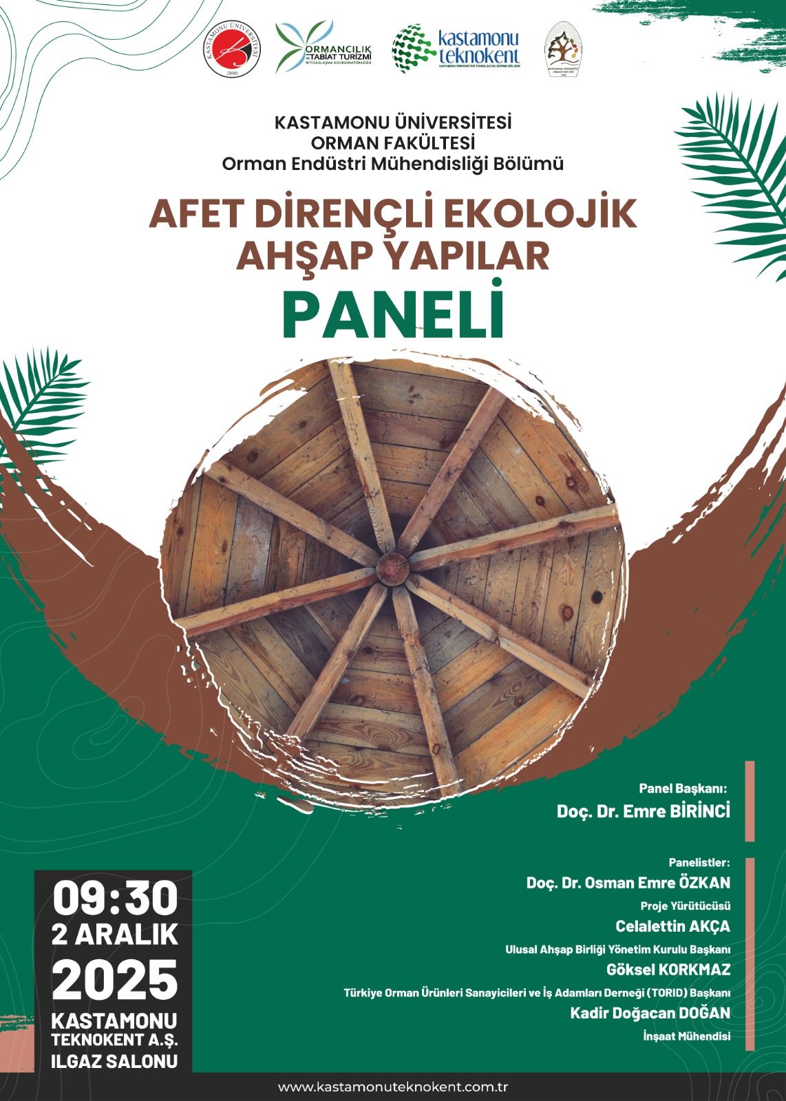 Afet Dirençli Ekolojik Ahşap Yapılar Paneli